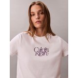 Calvin Klein Jeans Majica lila / bela | Shoptok.si