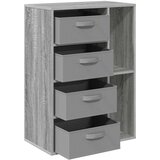  Kreveta s ladicama Siva Sonoma 60 x 33,5 x 84 cm | Eponuda.ba