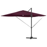  Suncobran s nosačem - Bordo crvena Bordo crvena Metal i tkanina | shoptok.hr
