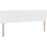 Krevet s od storage Čista bijela 200 x 200 cm Lažna koža | shoptok.hr