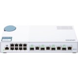 Qnap Systems QSW-M408-4C 12-portni pametni upravljani preklopnik [4x 10GbE SFP+/RJ45 Combo 8x 1GbE (RJ45) sloj 2 upravljanje mrežom] | shoptok.hr