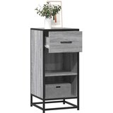  Komoda boja hrasta sonome 35,5x35x76 cm konstruirano drvo metal | shoptok.hr
