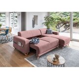 Miuform Ružičasta sklopiva/s prostorom za odlaganje kutna garnitura Classy Sophie – | shoptok.hr