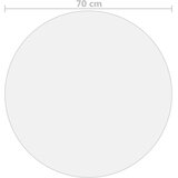  Zaštita za stol mat Ø 70 cm 1,6 mm PVC | shoptok.hr