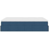  Otomanski krevet s madracem plavi 140x190cm od tkanine | shoptok.hr