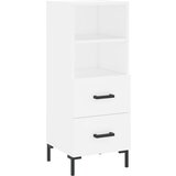 Maison Chic Komoda - Predalnik bela 34,5x34x90 cm inženirski les, (21716137) Cene