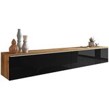 P & B NIZKA OMARICA hrast wotan, črna, visoki sijaj | Shoptok.si