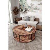 Hanah home set stolova za dnevnu sobu yin yang 4 70, braon | Eponuda.com