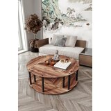 Hanah home Set Stolova za dnevnu sobu Yin Yang 4 70, Smeđi | Eponuda.ba