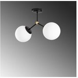 Opviq lights Črno-bela stropna svetilka Damar | Shoptok.si