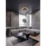 Nova Luce Mat črna aluminijasta LED zatemnitvena stropna svetilka s senčilom iz akrilnega stekla Lonela – | Shoptok.si