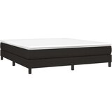  Box spring postelja z vzmetnico črna 180x200 cm blago, (20723527) | Shoptok.si