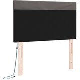  LED glava kreveta Siva 100 cm Lažna koža | shoptok.hr