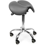 SELLA Ergonomski nastavljiv tabure siv enostaven za sestavo, pisarniški in gamerski sedež, (20977676) | Shoptok.si