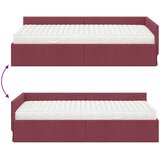  Kotni okvir postelje z matrico Drugo 2 pcs Rdeča blago, (5000121352) | Shoptok.si