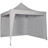 Stranica za vrtni paviljon z oknom siva 3x3 m, (20743155)