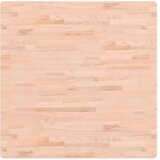 Stolna ploča 90 x 90 x 2 5 cm četvrtasta od masivne bukovine | shoptok.hr