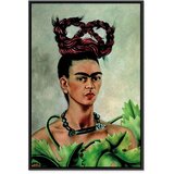 Slika - Frida Kahlo – Self-Portrait with Braid 60x90 U crnom drvenom okviru | shoptok.hr