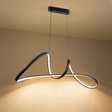  Brilagi-LED prigušiva luster na sajli TWISTER LED/60W/230V 3000-6000K crna + daljinski upravljač | Eponuda.com