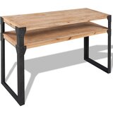 Maison Chic konzolna miza - miza ob steni iz Masivnega Akacijevega Lesa 120x40x85 cm, (21785952) | Shoptok.si