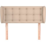  Uzglavlje s ušima boja cappuccina 103x23x78/88 cm umjetna koža | shoptok.hr