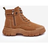Boto Women's Suede Lined Fur-Lined Boots Trapper Camel Jailina | Shoptok.si