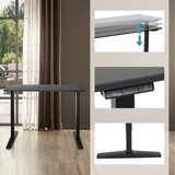 MID.YOU dvižna miza stand carbon, črna | Shoptok.si