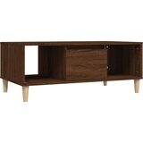  Klubska mizica rjav hrast 90x50x36,5 cm inženirski les, (20712221) | Shoptok.si