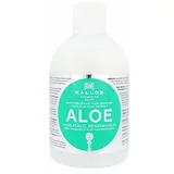Kallos Cosmetics aloe vera šampon za krepitev in volumen las 1000 ml za ženske