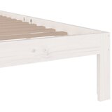  Okvir za krevet od masivnog drva bijeli 90 x 200 cm | Eponuda.com