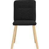 vidaXL Jedilni stoli 2 kosa črno blago | Shoptok.si