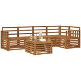  Set vanjskih sofa 6 kom. Prirodna Poliester Bijela | shoptok.hr