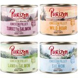  22 + 2 gratis! Purizon Adult 24 x 200g/400g - brez žit - Miks (8x losos, 8x div. svinja, 4x jagnj. & losos, 4x los.&puran) 24x200g | shoptok.hr