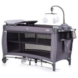 Chipolino putni krevetić s podlogom za prematanje Bella Charcoal Cijene