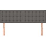  Uzglavlja 2 kom siva 72 x 5 x 78/88 cm od umjetne kože | shoptok.hr