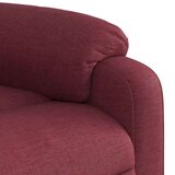  Masažni naslonjač od tkanine crvena boja vina | shoptok.hr
