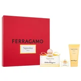 Ferragamo Signorina Libera Set parfemska voda 100 ml + losion za tijelo 50 ml + parfemska voda 5 ml za žene