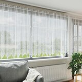  Čipkasta zavjesa sa zavjesama Bijelo 140 x 500 cm Poliester | shoptok.hr