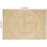  Preproga Naravna in bela 120 x 170 cm Juta, (5000132920) | Shoptok.si