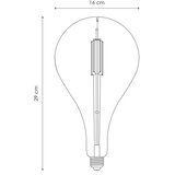  LED prigušiva sijalica VINTAGE EDISON E27/4W/230V 2700K | Eponuda.com