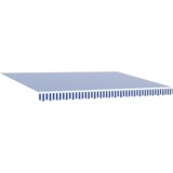  Skrovita tenda Plava i bijela 450x300 cm | shoptok.hr