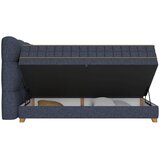 Premium Living Postelja Boxspring Bianco, Modra, 160x200 | Shoptok.si