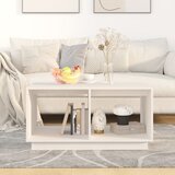  Stolić za kavu bijeli 80 x 50 x 40 cm od masivne borovine | Eponuda.com