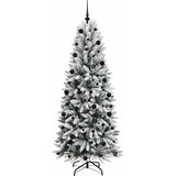  Umjetno božićno drvce Bijela 210 cm PVC, plastika, čelik i PE | shoptok.hr