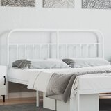 vidaXL Metalno uzglavlje bijelo 180 cm Cijene