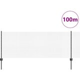 vidaXL zavarena žičana ograda s 44 U stuba Siva 0.8x100 m čelik | shoptok.hr