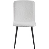 MID.YOU STOL, les, kovina, tekstil bela | Shoptok.si