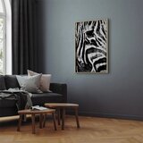  Slika - Striped Nature (1 Part) Vertical 80x120 U prirodnom drvenom okviru | shoptok.hr