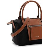 Tamaris Ročna torbica 'Fabrizia' karamel / črna | Shoptok.si