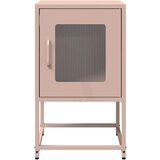 vidaXL Nočna omarica Pink 36x39x60,5 cm Hladno valjano jeklo | Shoptok.si
